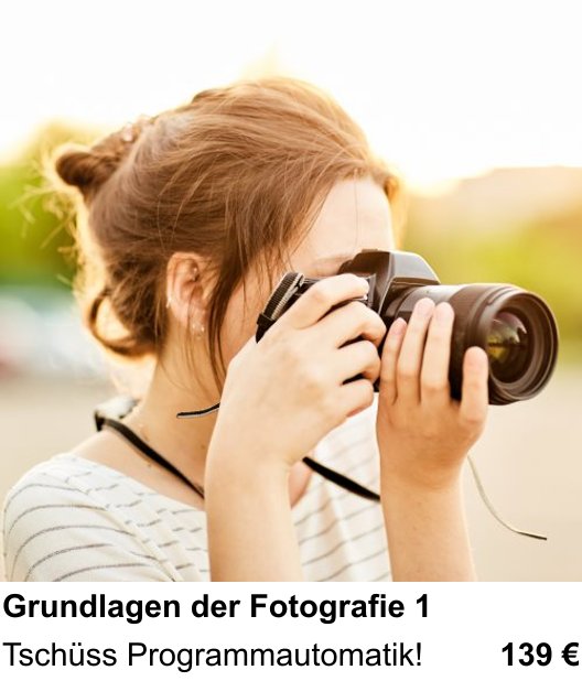 Intensiver Fotokurs zu Fotografie-Grundlagen für Einsteiger in Heidelberg