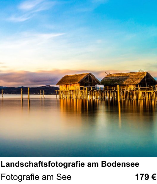 Experimenteller Fotoworkshop – Landschaftsfotografie am Bodensee und Fotografie am See