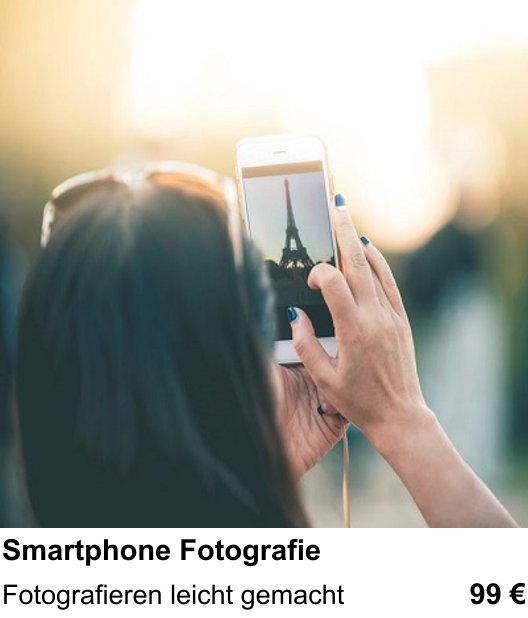 Intensiver Fotokurs zu Smartphone Fotografie in Heidelberg