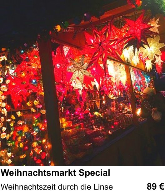 Intensiver Fotokurs zu Weihnachtsmarkt Special in Heidelberg